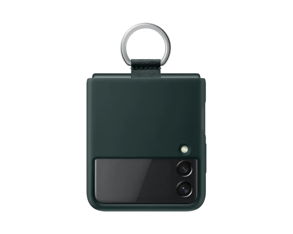 کاور سیلیکونی سامسونگ مدل Silicone Cover with Ring مناسب گوشی Galaxy Z Flip3